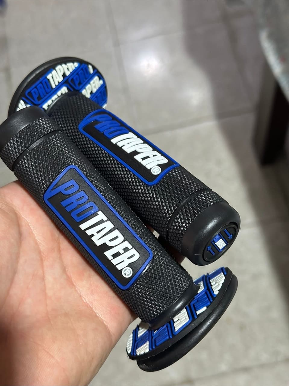 Protaper Motosiklet Modifiye Elcik Her Motora Uyumlu Universal Siyah Mavi - 2