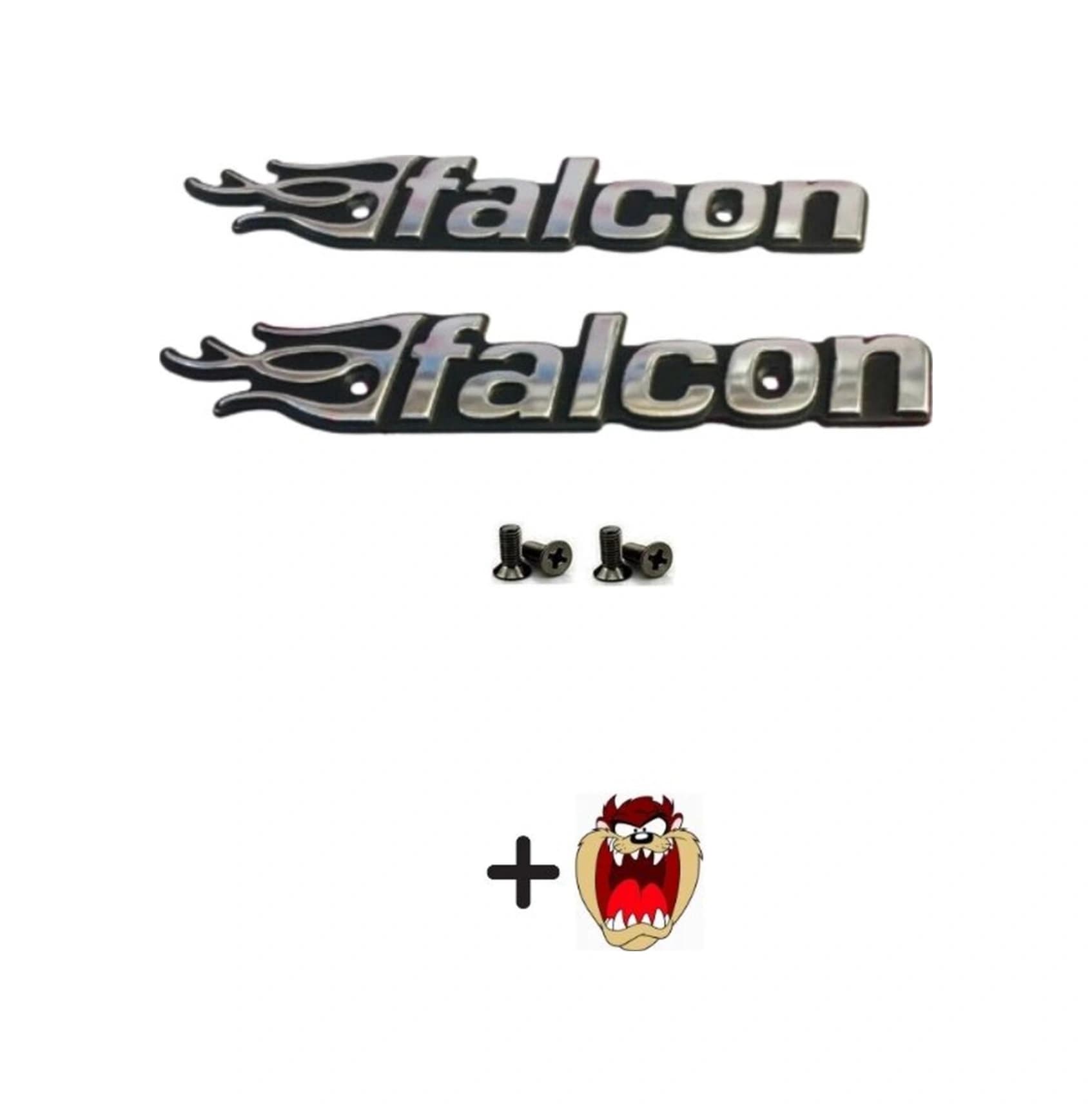 Falcon Cg Depo Yazı Takımı Siyah Nikel Vidalar Dahil+hdiye Tzmanya Srn