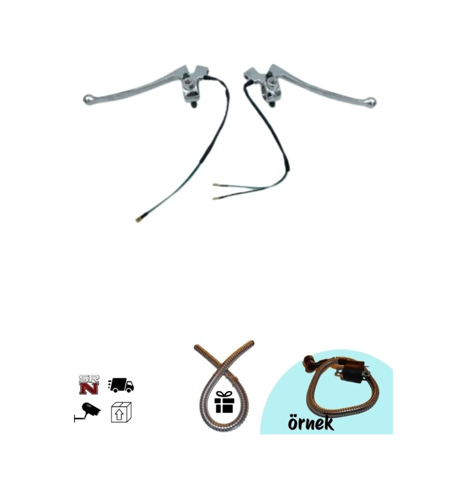 Cg Fren Ve Debriyaj Kolu Nikel Kütüklü Kampanalı Model +buji Kablo Kılıfı