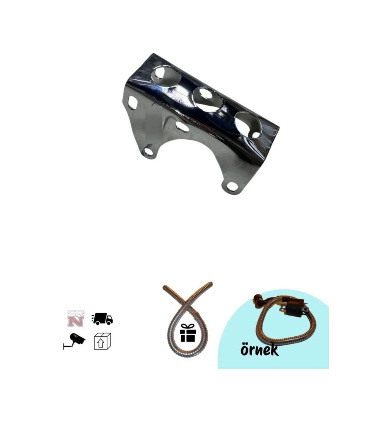 Cg Motor Bağlantı Kulağı Nikel +buji Kablo Kılıf