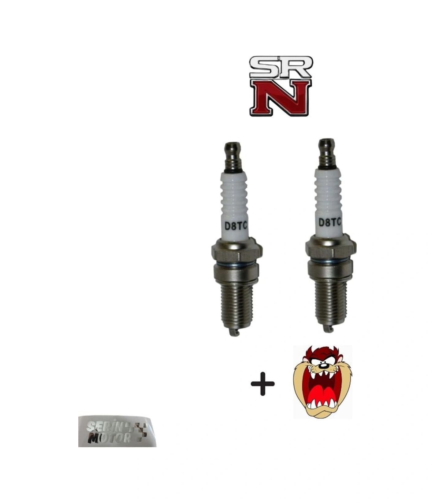 Cg Çita D8tc Buji 2 Adet Avantajlı Set + Tzmanya Stickersrnmotor