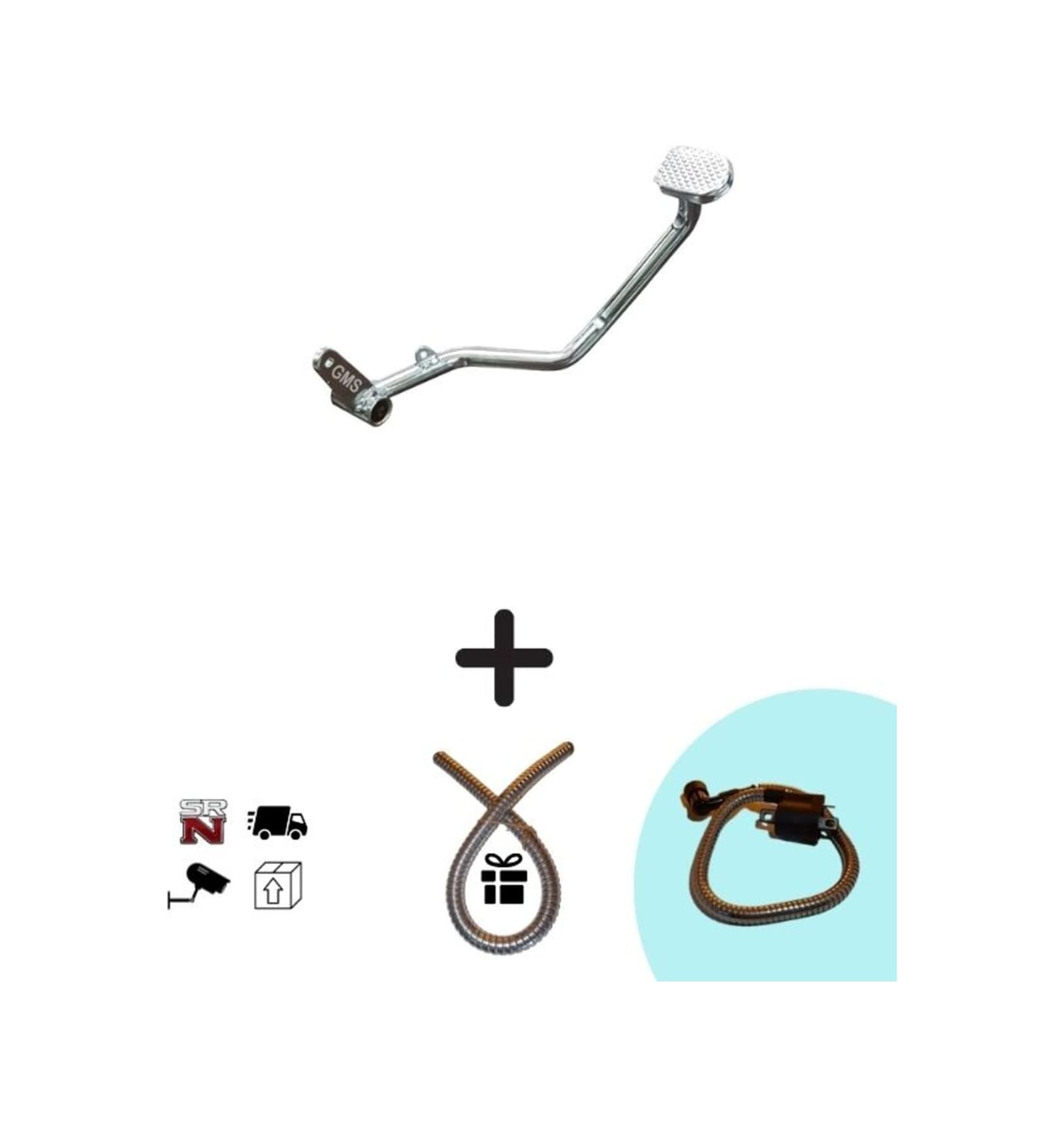 Cg Çita Fren Pedalı Dolu Model +buji Kablo Kılıfı Hdiye