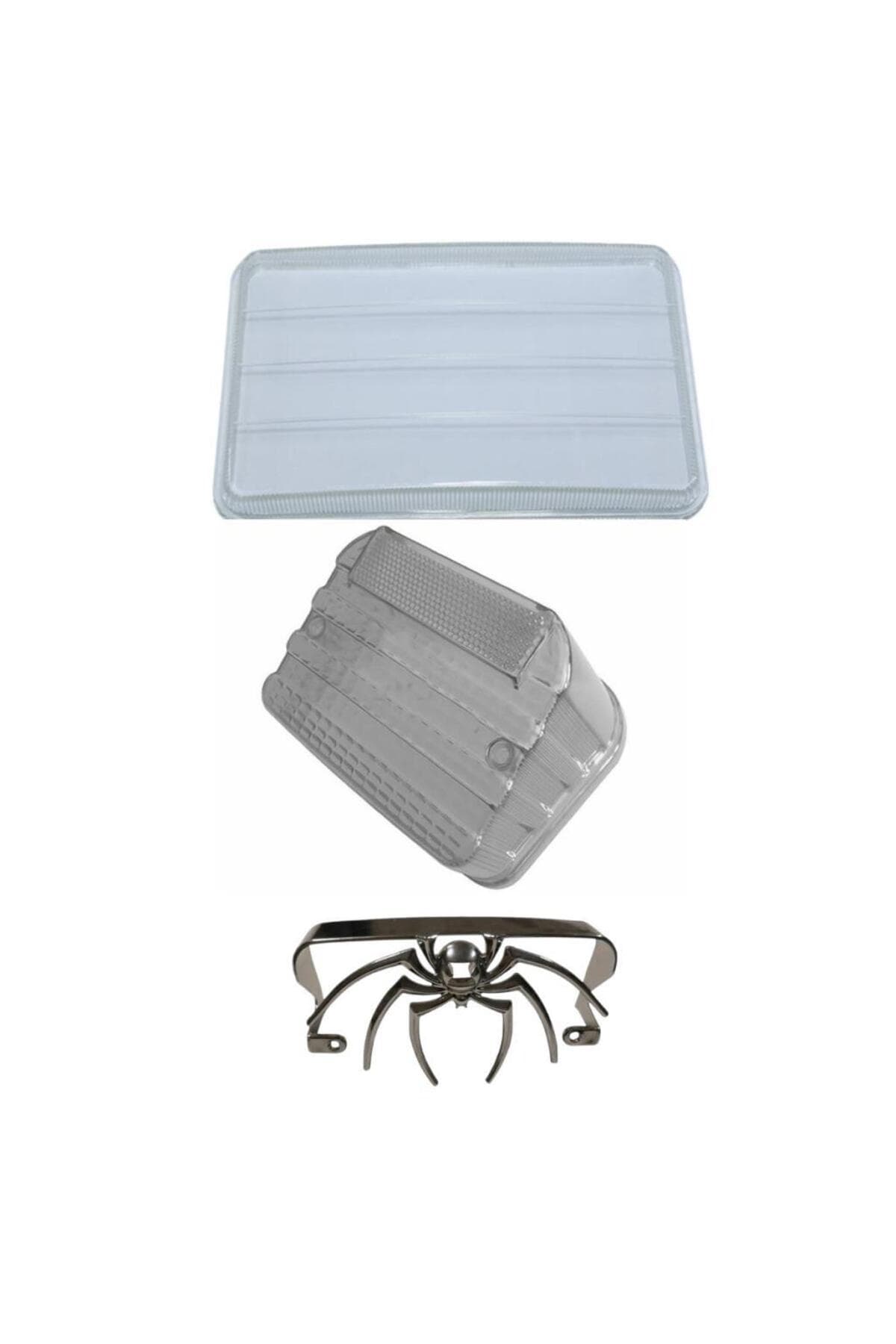 Cg Şeffaf Far - Stop Camı Stop Örümcek Set PVC