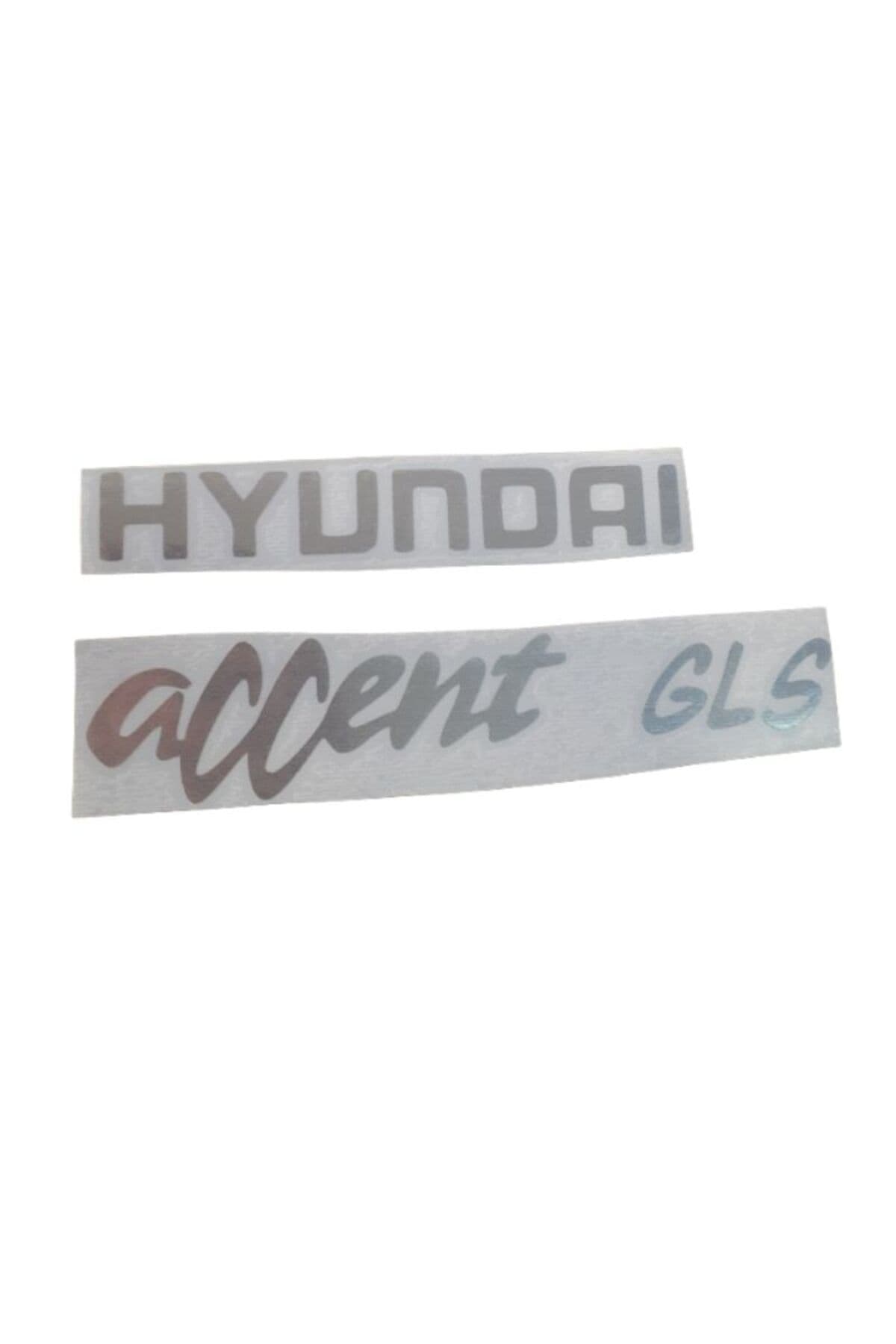 Hyundai Accent Gls Yumurta Kasa Sticker (BAGAJ LOGO YAZI) Takımı