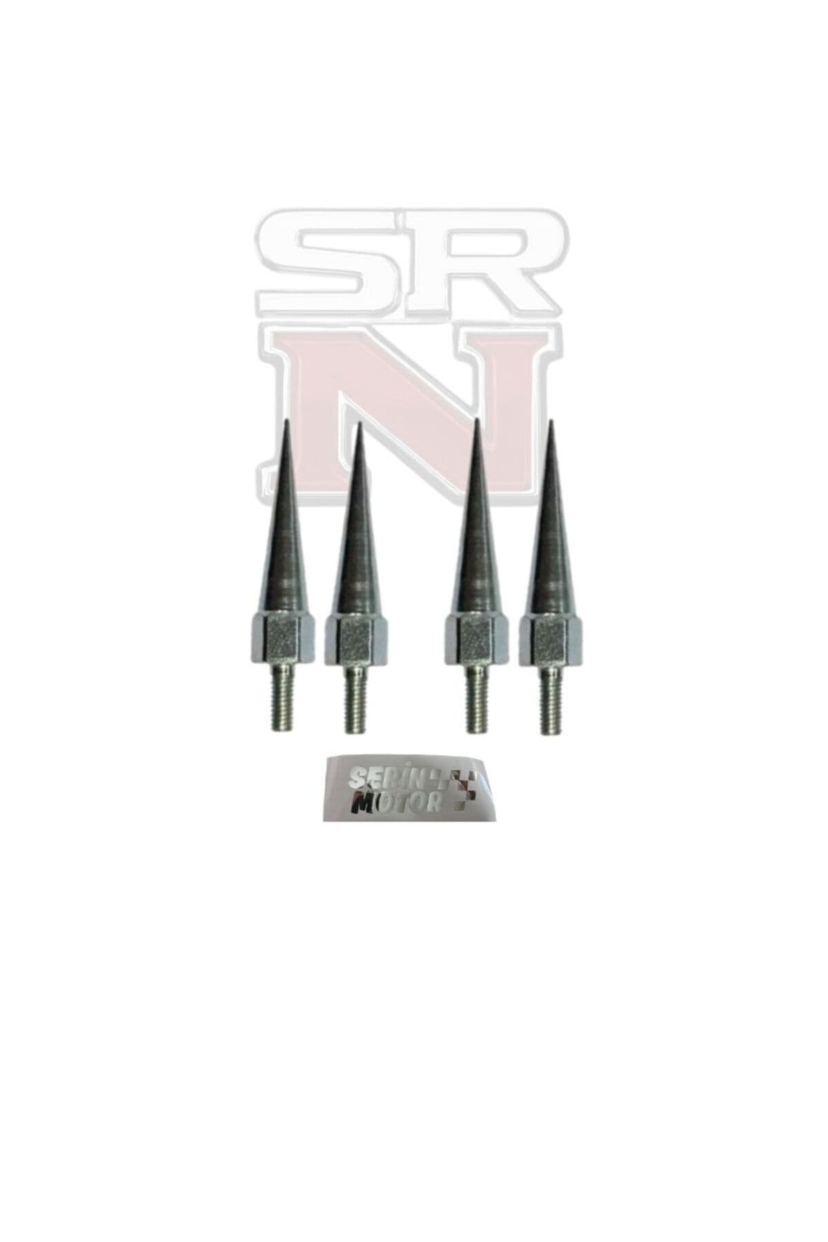 6 MM Modifiye Sivri Vida 4 Adet Gri SRN-MOTOR