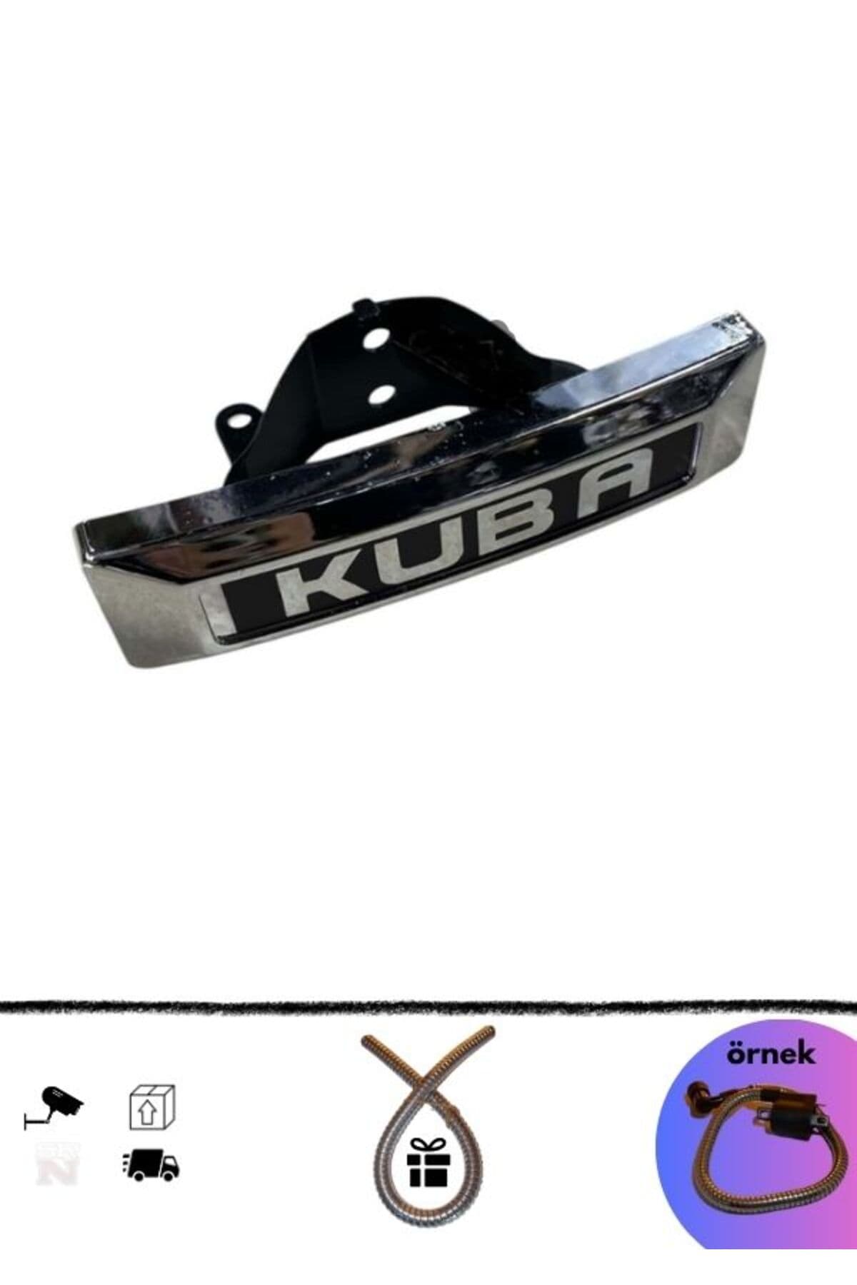 Cg Çita Kuba Ön Amblem Seti Nikel - Bağlantıları Dahil Plastik (+buji kablo kılıfı)