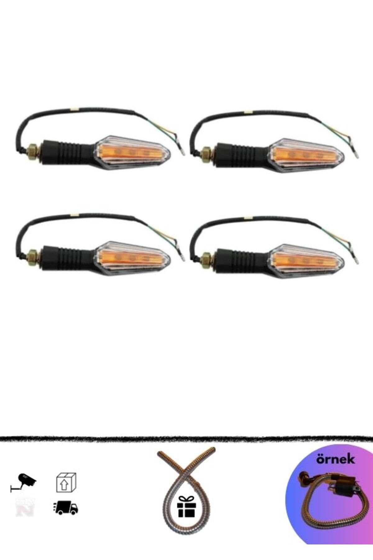 Mondial MH Drift Ledli Sinyal Takımı 4 adet (+buji kablo kılıfı)