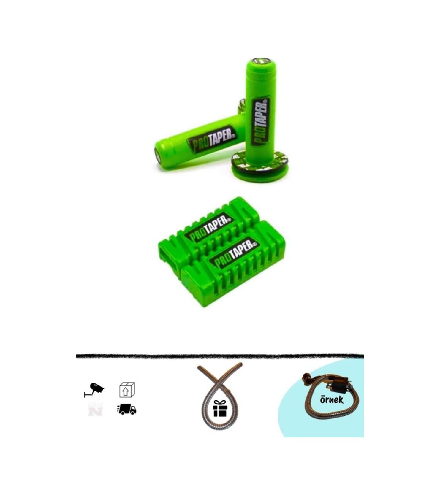 Cg Cup Protaper Yeşil Ön Basamak Ve Elcik Takımı + Buji Kablo Kılııfı